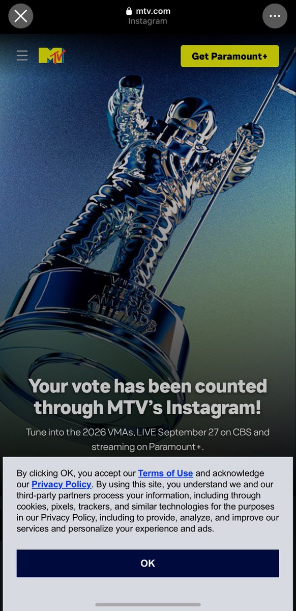 VoteWithARMY's tweet photo. ARMY, can we get 100 screenshots you voting for BTS for BEST GROUP for the VMAs! 👇

🔗: https://t.co/dqfMCMULNI https://t.co/XkfnLPo3o2