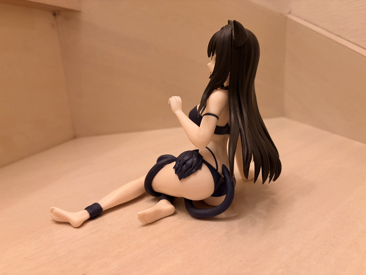 Gojo's tweet photo. シルバーウィークにBANDAI NAMCOのToLOVEる-とらぶる-ダークネスのにゃーるずこれくしょん古手川唯のフィギュアを取りました！大きくてずっしり！可愛いですね！ #ToLOVEる #古手川唯 https://t.co/8XeybS8NtE