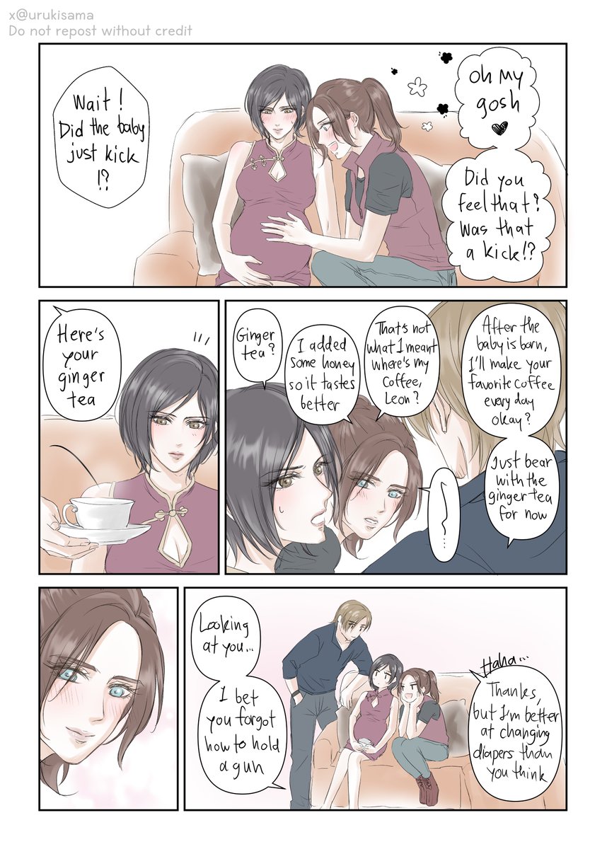 urukisama's tweet photo. Auntie visiting 👶🍼✨
I just really wanted to draw Claire🫶

#Aeon #ResidentEvil #REBHFun https://t.co/v0QWLGCOMg