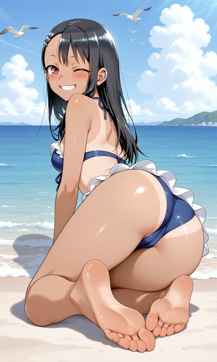 GenAnimeArt's tweet photo. #Nagatoro #AIart #aianimeart #Nagatorosan #animegirl #bikini #tanlines https://t.co/USxc7MyJoR