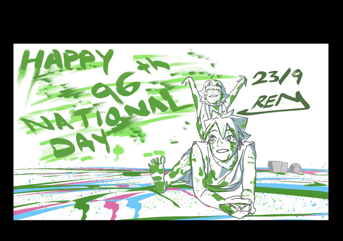 RenSenpai0's tweet photo. Happy National Day!!
#اليوم_الوطني_السعودي_٩٦ 
#Boruto https://t.co/Qod0PhvhKs
