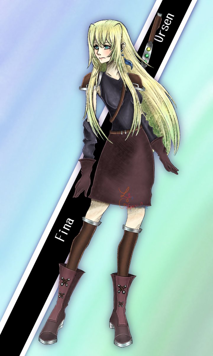 FinaOrsen's tweet photo. I finished my artworks of my cuties yaaaay I finally have 2 cool arts of Fina and Genesis, it was a lot of work but I'm so proud of it🥹💖
#GenesisRhapsodos #Ginaship #ff7oc #yumetwt #ocxcanon https://t.co/ksdxq2VahH