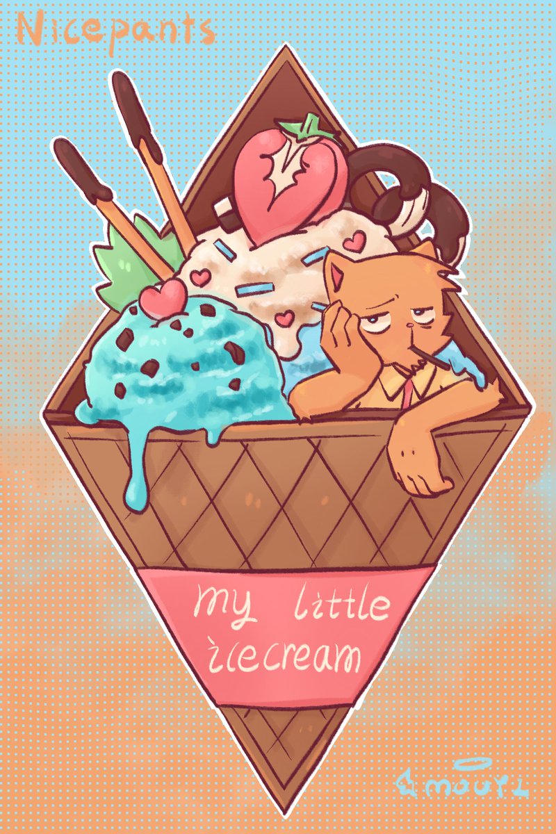 233mouyi's tweet photo. ice cream #nicepants 
（有使用模版！！ https://t.co/b03e8zbaI1