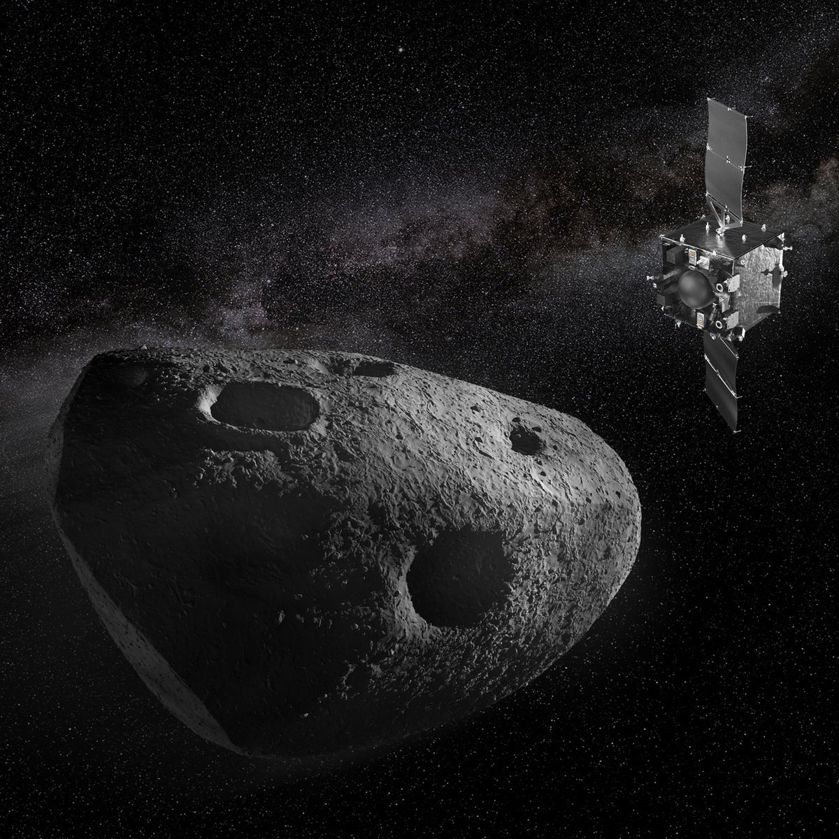 esa's tweet photo. Our Ramses planetary defence spacecraft has been switched on for the first time, a major milestone on the way to its 2028 launch.

The ESA-JAXA mission will rendezvous with asteroid Apophis and study it during its exceptionally close flyby of Earth in April 2029.

🔗https://t.co/00Nh6GysSa