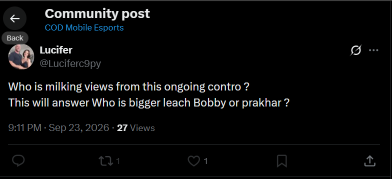 Luciferc9py's tweet photo. Looks like bobbys ego got hurt by reading some truth.
@BobbyBucketsYT https://t.co/0xHQuCYBPm