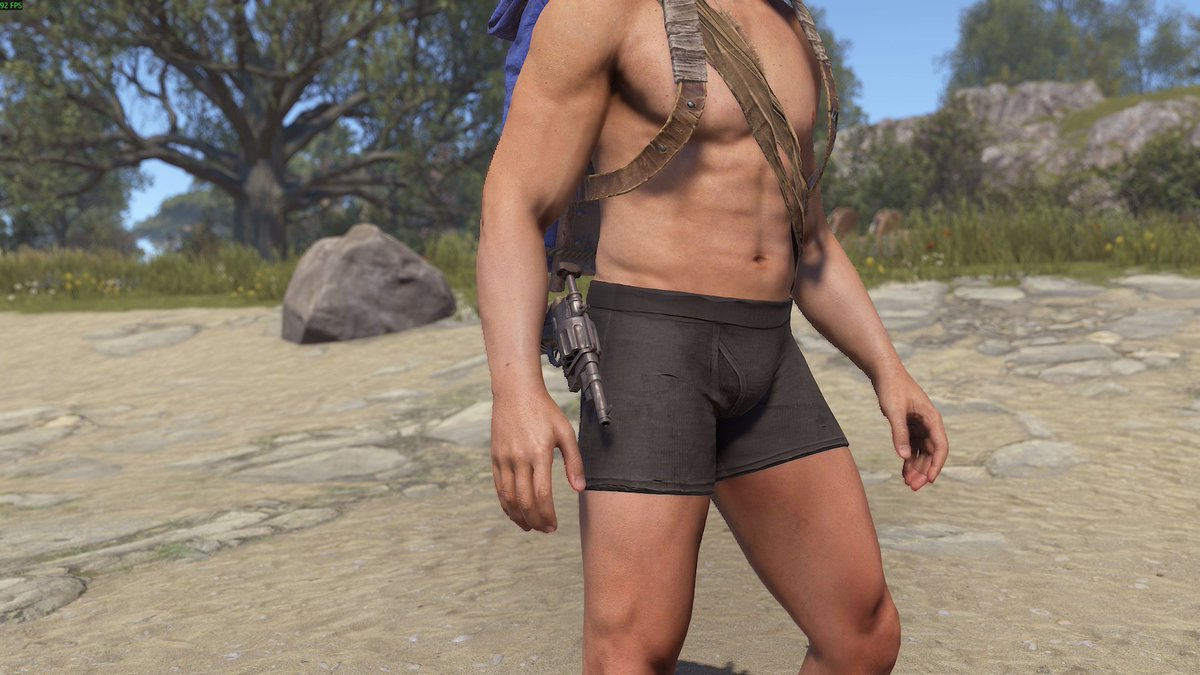 dyl_dip's tweet photo. I feel like weapons in ur backpack should be hidden 🤔 @playrust https://t.co/GMiOqszrKA