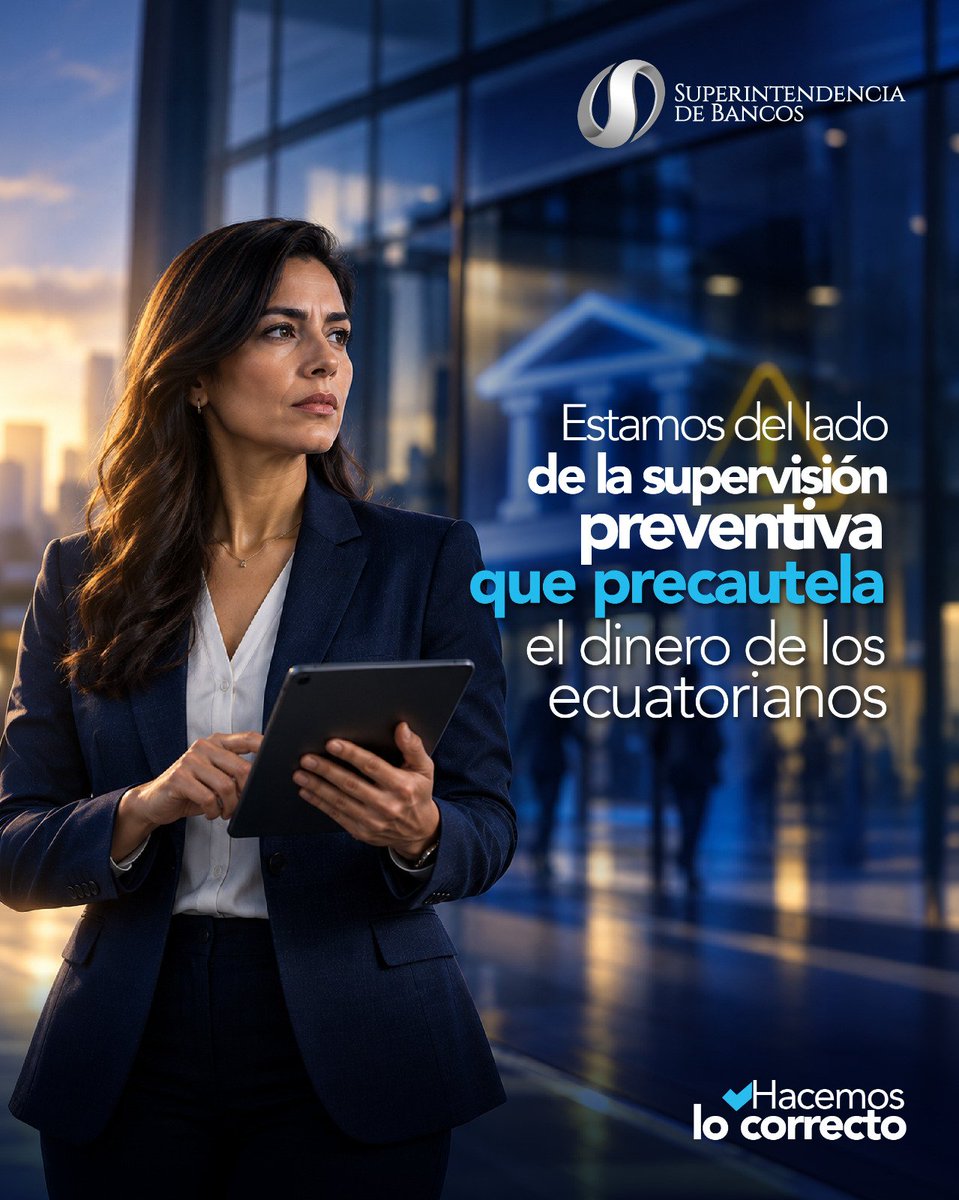 superbancosEC's tweet photo. La Superintendencia de Bancos informa a la ciudadanía que "CM SOLUCIONES LEGALES Y ECONÓMICAS " no está autorizada 🚫 para captar dinero del público ni para realizar actividades de intermediación financiera.

Cuida tus recursos 💵 y confíalos únicamente a entidades autorizadas. 👌🏻

Trabajamos por la vigilancia y supervisión financiera en favor de tu seguridad. 🛡️
.
.
.
#EntidadesNoAutorizadas
#SupervisionFinanciera
#HacemosLoCorrecto✅
