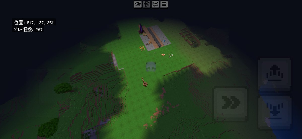 kk_HellFaint's tweet photo. マイクラ　ハードコア！！
なんか　コロッと逝きましたww
ネザーポータル一個欠けてて萎えて
襲撃イベントの準備して　いざやったら 
2ウェーブで何故か終了 ガン萎え
前哨基地周り整地したりして
不���の瓶取り 適当にやってたら
ヴェックスの攻撃が8連続当たって終了！
今度は萎えない冒険が良いな！ https://t.co/oLxFrkA6Bu
