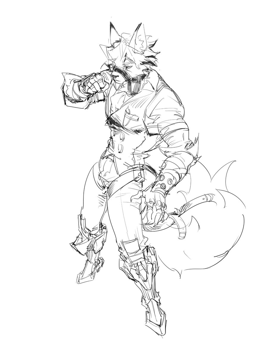s_winbelley's tweet photo. 好难画……我需要更多的练习怎么画🐺…… https://t.co/WJ7gPaEtqk