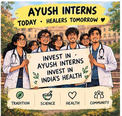 nidhirajabc's tweet photo. #OneNationOneStipend
@PMOIndia @moayush @secymoayush @mopradhanbjp https://t.co/900UOpIyJw