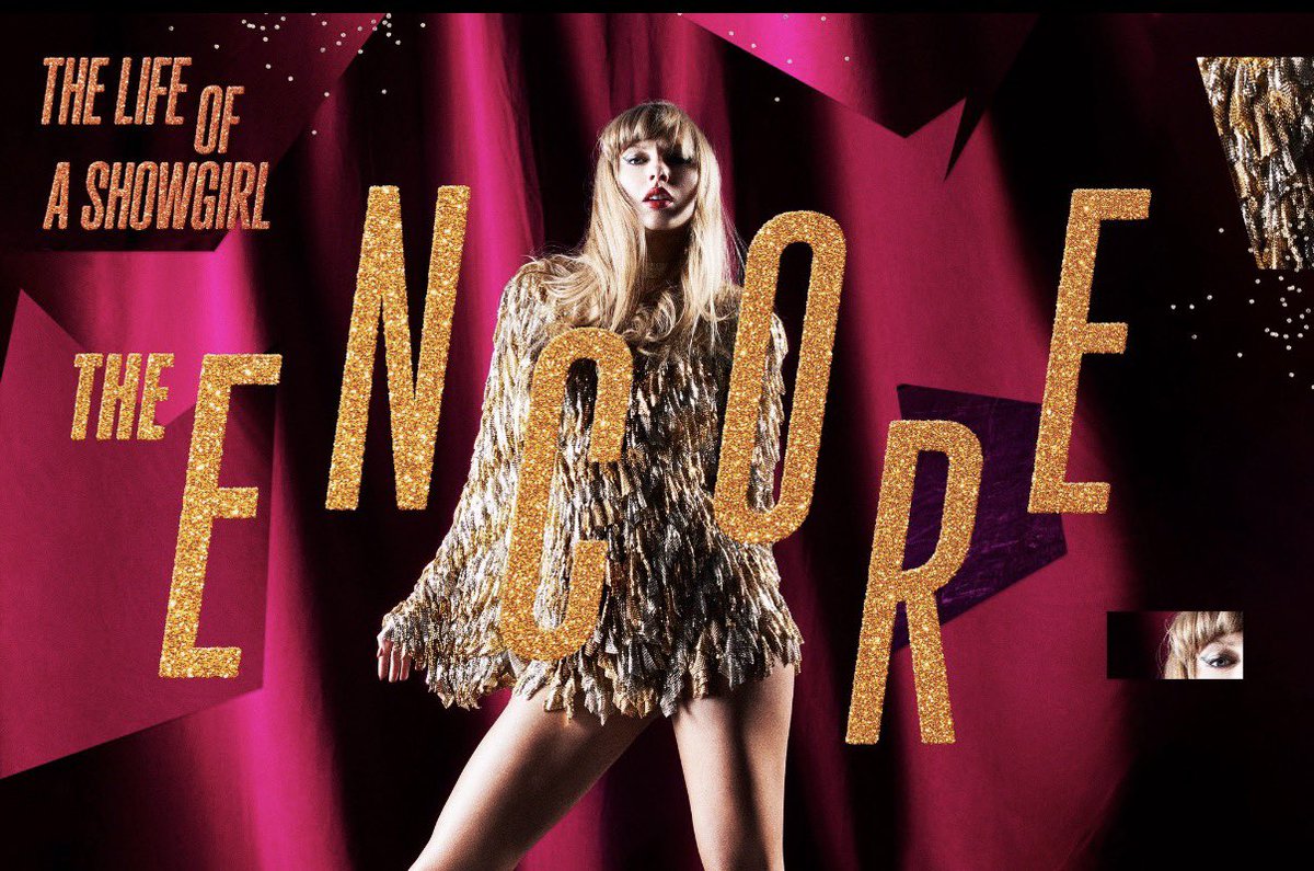 ExpMusical's tweet photo. 🚨 É OFICIAL! Taylor Swift anuncia “The Life of a Showgirl: The Encore”, versão expandida do álbum com quatro faixas inéditas. O lançamento acontece nesta sexta-feira (25). ❤️‍🔥 https://t.co/4VFb6kJqDA