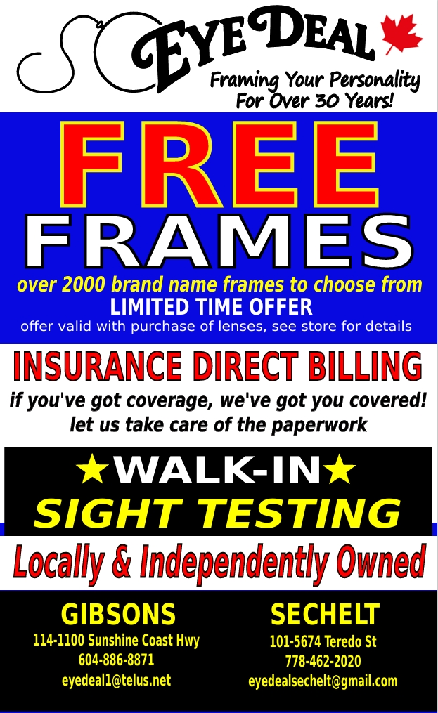 DuaneBurnett's tweet photo. π€ INSURANCE DIRECT BILLING at Eye Deal Optical in Gibsons and Sechelt π Locally owned and independent for 30 years on Sunshine Coast BC Canada π¨π¦ https://t.co/YS5gTYGNsw
#EyeDealOptical #gibsons #sechelt #sunshinecoast #freeframes #shoplocal #sunshinecoastbc #eyedeal https://t.co/nD6vFTLAcE