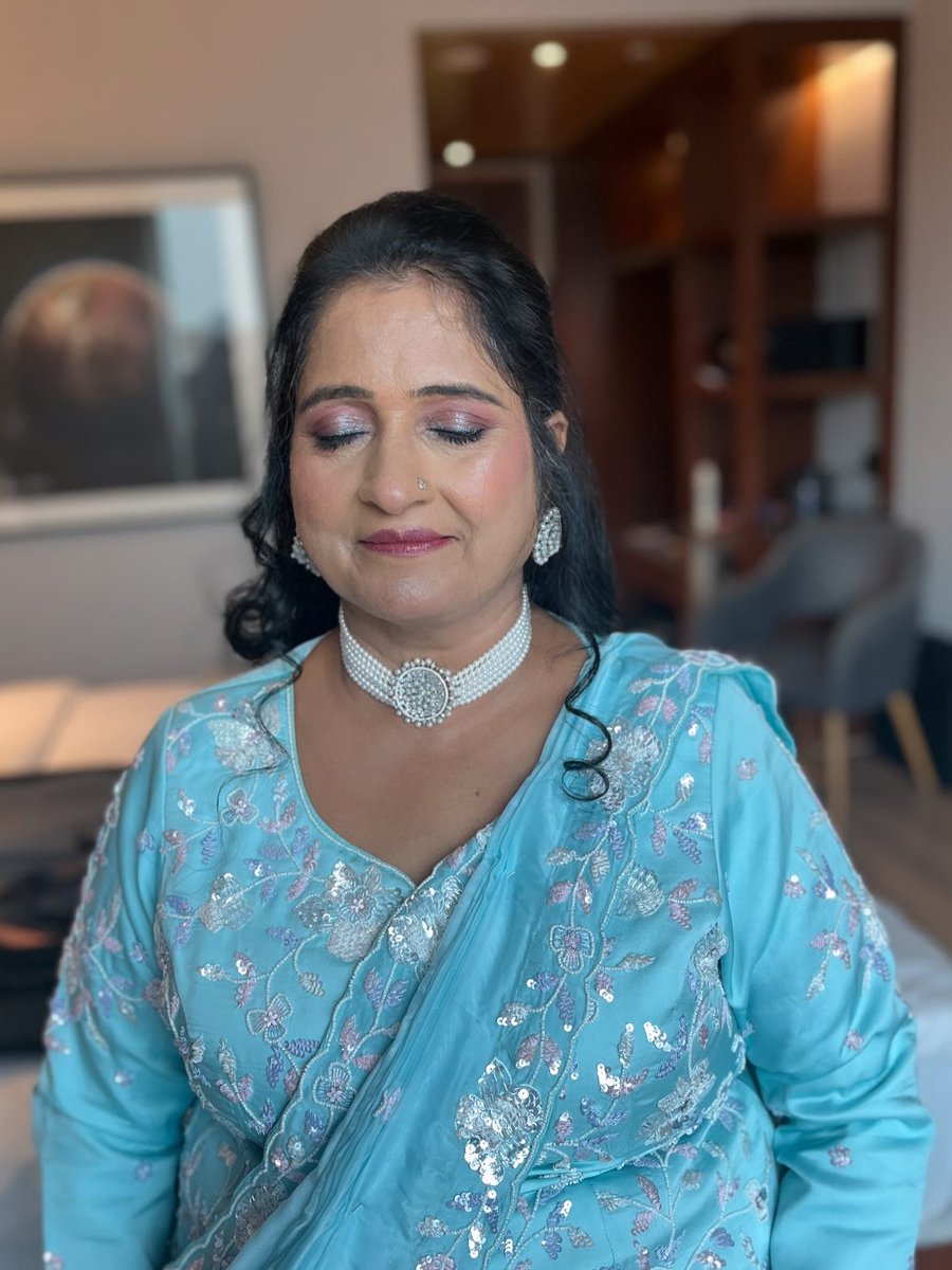 JeanieJacon2's tweet photo. Groom’s mom 
Makeup by – Himanshi Jain Makeover 
Hair by – Brush and Blush by Riyu 
Book your date with us. https://t.co/Z35BleHFtV