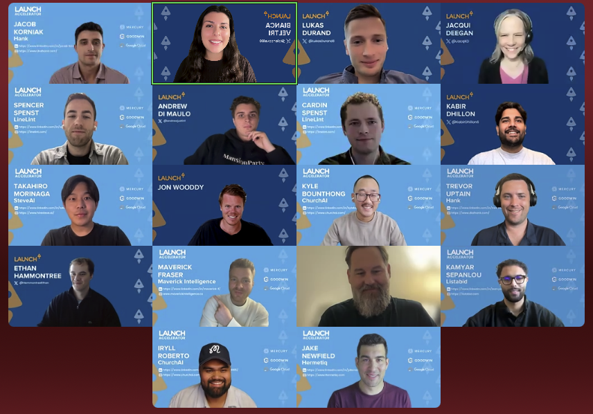 LAUNCH's tweet photo. 🚀 Introducing LA37, the newest cohort in the LAUNCH Accelerator!    

8 startups. 14 weeks. 1 mission: grow fast &amp; raise capital.    

Here’s who’s in 👇 https://t.co/teSYAS4Kkg