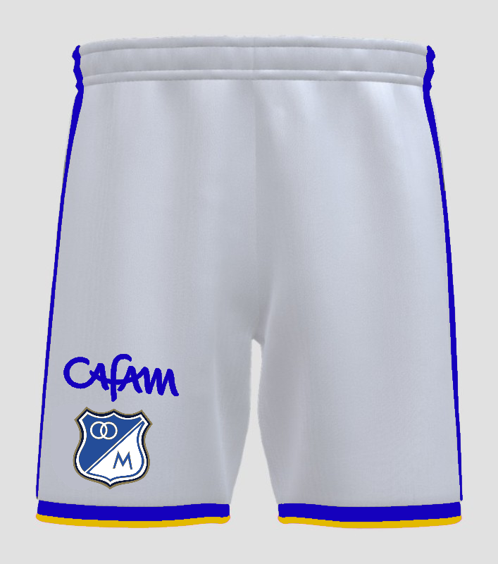 ForcesMario's tweet photo. Segunda Opción del diseño para la nueva camiseta de #Millonarios para el 2027 Y Así se vera su nuevo short. https://t.co/YeoFBCr3jS