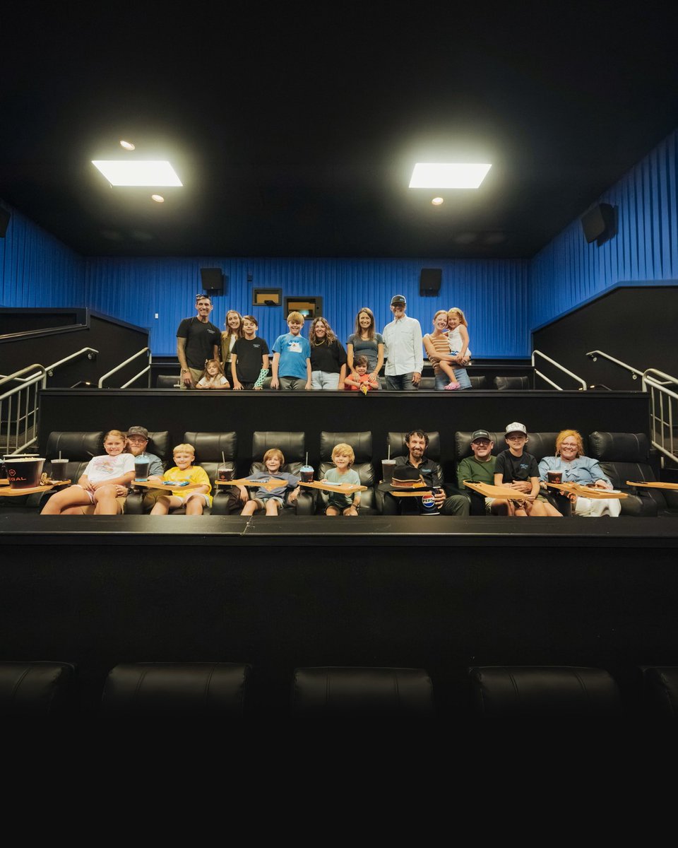 therichardpetty's tweet photo. We’ve added A LOT of new members to the family since @pixarcars premiered 20 years ago! For the 20th Anniversary, we brought them all to see Mister and Missus The King on the big screen! Thank you to the wonderful staff at the @RegalMovies Palladium for a great movie experience. https://t.co/clJ6hBQEJv
