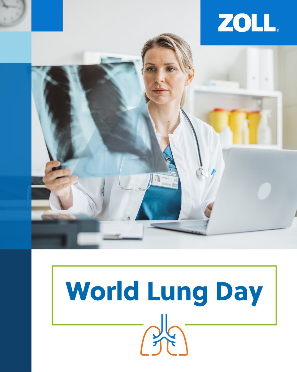 MedicalZoll's tweet photo. Healthy lungs are an inseparable part of our overall health. We’re proud to offer lifesaving technologies that support respiratory therapists in their efforts to restore and maintain the lung health of their patients around the world.

#RespiratoryCare #ZOLLMedical #lunghealth https://t.co/4uDLdVpURn