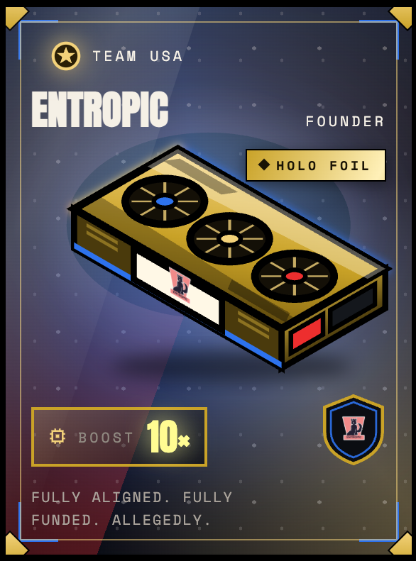 exitvalley_ai's tweet photo. 90% of supply is locked. 

The only way in: Mint a GPU NFT → Stake → Upgrade → Farm. 

Most people will read this after the mint closes. 

Drop your wallet 👇 https://t.co/DwAFzl9eyo