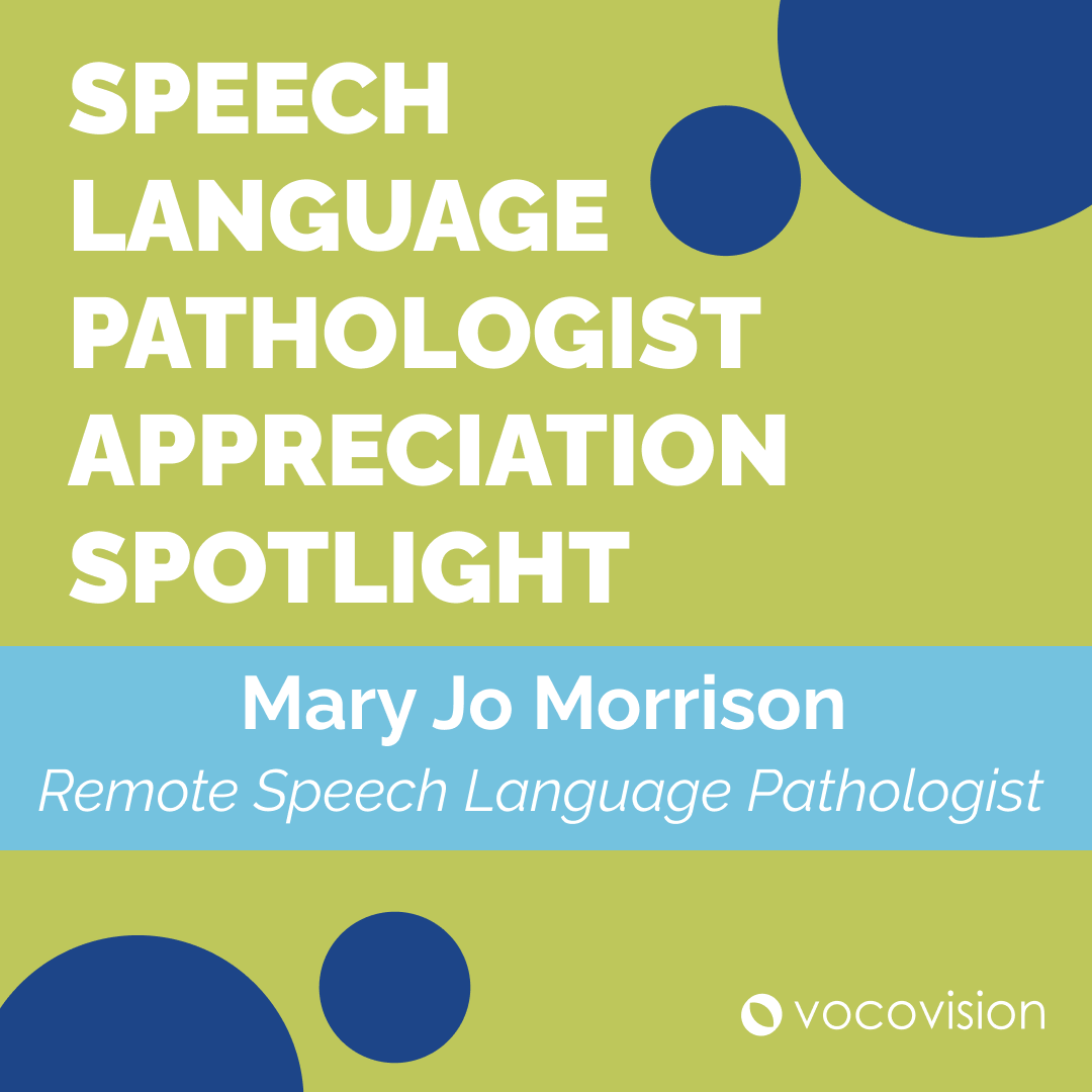 VocoVision's tweet photo. Meet Mary Jo Morrison! 💙 Today's spotlight is all about celebrating the passion, dedication, and heart they bring to supporting students. Swipe to get to know them a little better. ➡️ https://t.co/kc2HpjfzbG