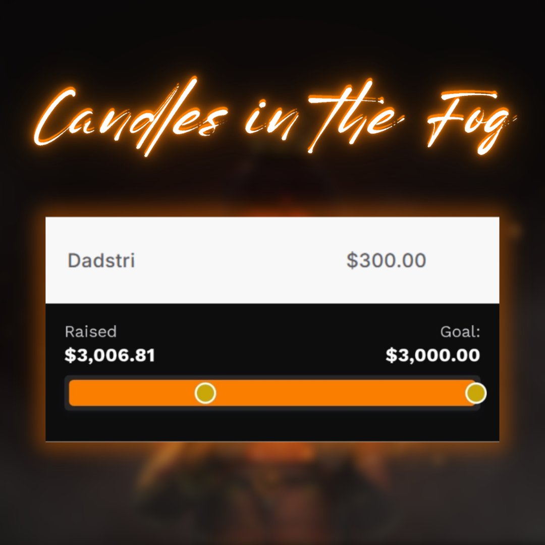 KystriGG's tweet photo. Special thanks to my dad who brought us to our $3,000 stretch goal today. Can I get some love for Dadstri below to show him how appreciated this is? 🥹 https://t.co/xj1bMwV4Q6