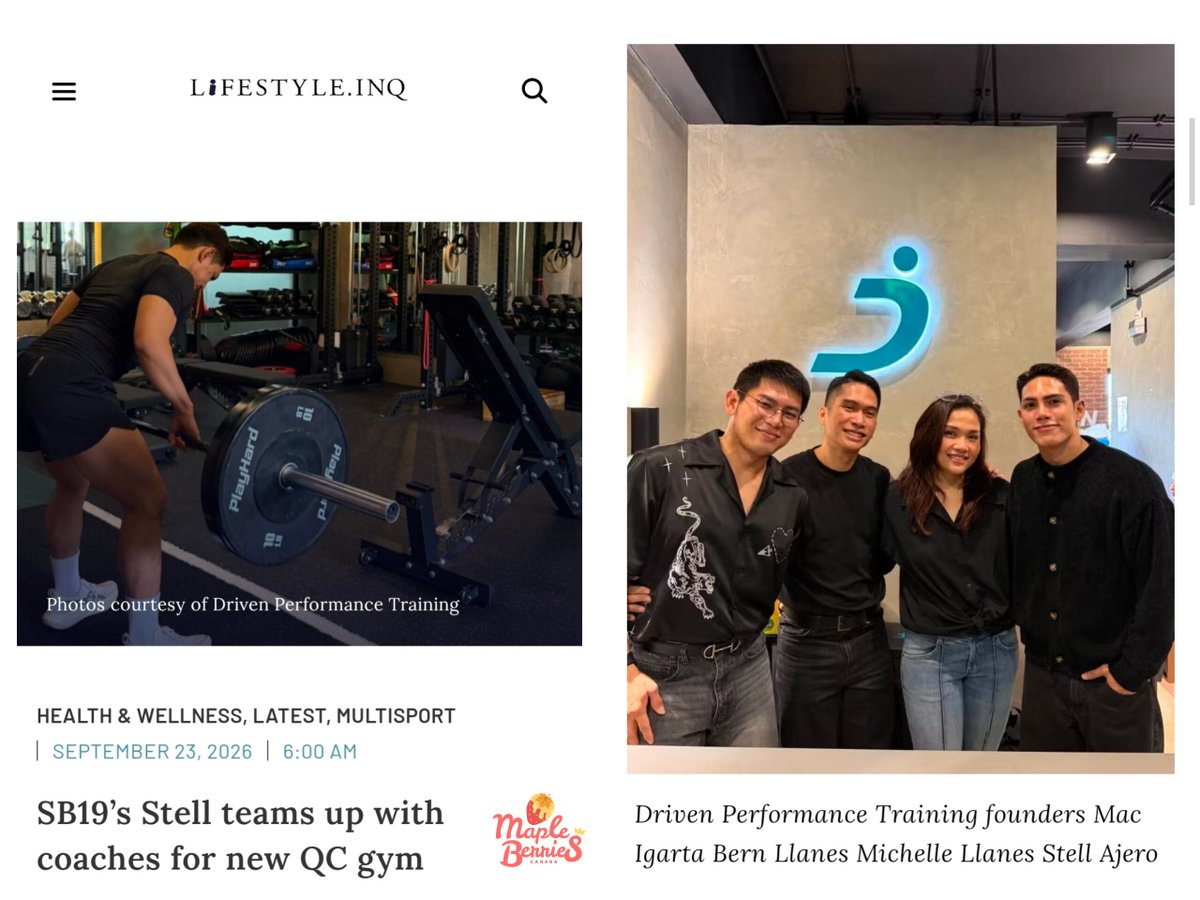 mapleberries_'s tweet photo. “Nag-try kasi ako before. Walang nagko-coach sa’kin. I realized nagagawa ko ‘yong workouts ko, nagagawa kong mag-gym, pero hindi ko alam kung may nagbabago ba sa katawan ko [or kung] ito ba ‘yong tamang workout for me,” Stell shares.

Read the full @inquirerdotnet article here: https://t.co/fUsmgMXCdI

#Stell #SB19_STELL
@stellajero_
