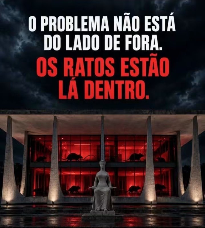 Akeleabrassu's tweet photo. Os ratos fazem a festa. 
Não é preciso defender lado político para exigir coerência: lei deve valer para todos, poder deve ter limites e Justiça precisa transmitir imparcialidade.
Quando a lei parece ter pesos diferentes, a democracia adoece e a impunidade ganha espaço.
Os olhos são inúteis quando a mente é cega. E, enquanto muitos se calam, os ratos fazem a festa.
Justiça sem imparcialidade é apenas poder com toga.
É institucional. É moral. É de todos nós.
🇧🇷🇧🇷🇧🇷🇧🇷🇧🇷🇧🇷🇧🇷🇧🇷🇧🇷🇧🇷🇧🇷🇧🇷🇧🇷
Senado. Vote 22. Tarcísio Freitas. Jair Messias Bolsonaro. Datafolha. Governador. Planalto. Lule. Tebet. Estadão. Kassio Marques Nunes. Haddad. Roberta Luchsinger.#BoraLula 
Valdemar Costa Neto. Benedita. 
Saddam Hussein. Zambelli. Janja. PCC E  CV. Nova York. Cuba. Dia 4. Lula é Vorcaro. Jaques Wagner. Nações Unidas. Malu Gaspar. Patrus. Gleisi. Mercadante. Igreja Católica. . 
#Lula2026étetra🐀 sqn. Paraná. 
Assembleia Geral da ONU. Escudo.Alexandre Pires
Amazônia. Prado. Porchat. 
Taylor swift. Censura. Manaus. 
Vote Salles. Atlas. Douglas Ruas. 
Espaço Unimed. Paolla Oliveira. América Latina. Kassio Nunes. 
#EstreladaCasa. Zé Felipe. Os EUA. Marco Rubio.