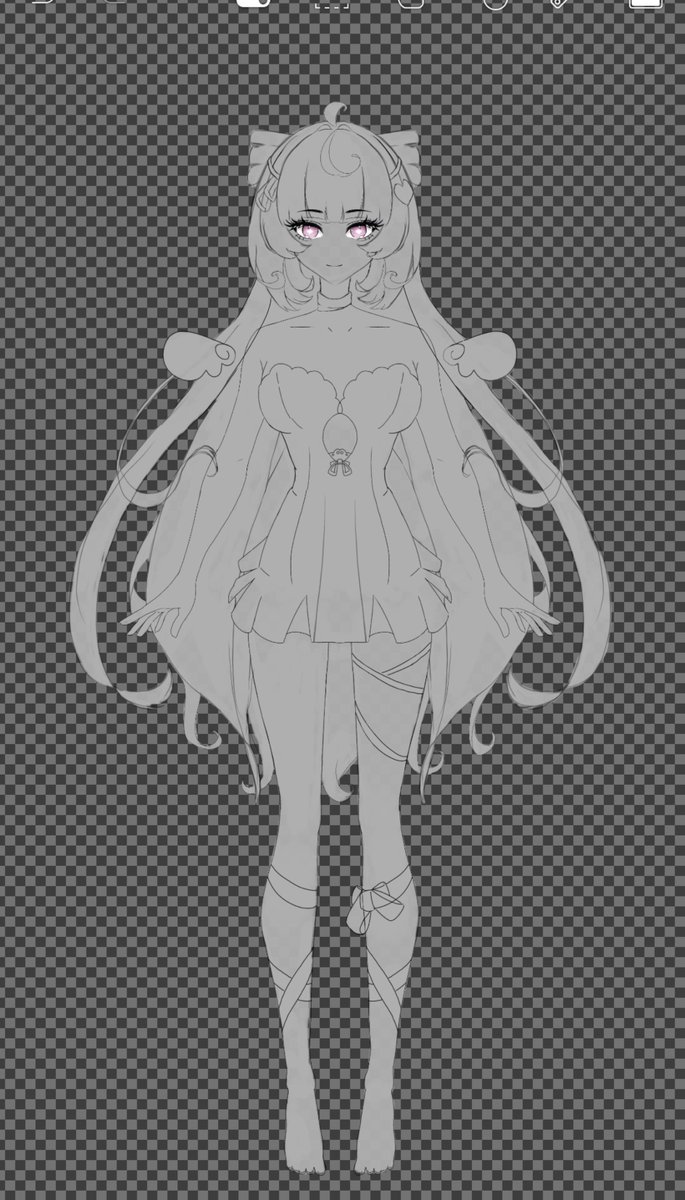 carrotsuu's tweet photo. The silhouette looks amazing! ! 🩷
I just wish I could make my work more efficient. 

#smallartist #artmoots #characterdesign https://t.co/1M4yqZWF4J