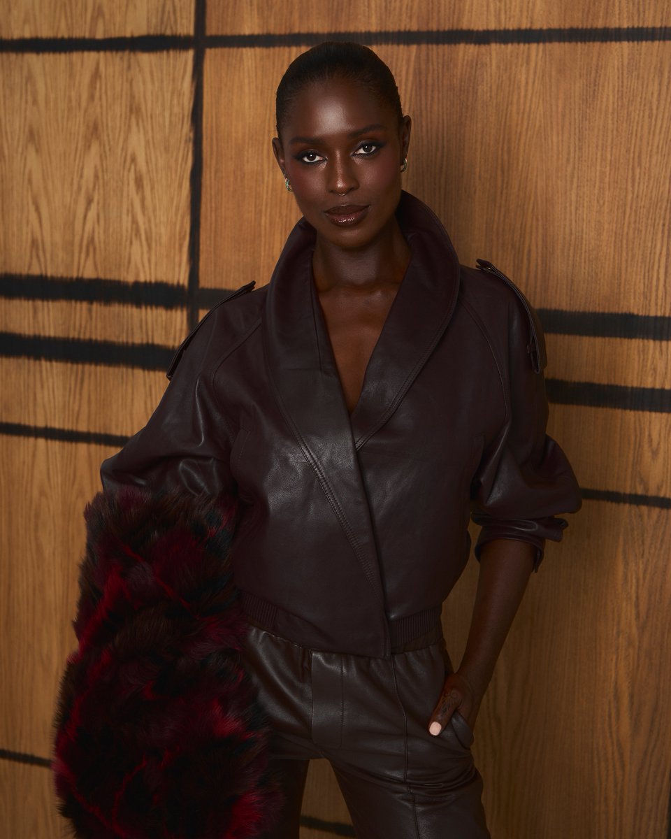 Burberry's tweet photo. Jodie Turner-Smith​ at the Burberry Summer 2027 show https://t.co/05NLb75meY