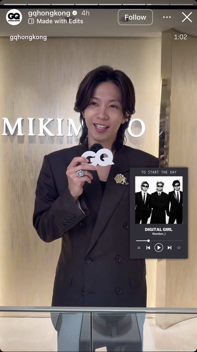 _iLYs1030's tweet photo. GQ Hong Kongさんの神企画Soundtrackを聞き出してくれる🥹4曲ちゃんとジャケットを正しく編集に貼っていただいて、本当にありがたいです😭

全部Number_iの曲を答える神くんにも感動🥹自分のチームで作った曲自分の���部❤️🩵💜

#Number_i
#Ni_REBON_BUGSLIFE_DIGITALGIRL 

https://t.co/EDQ7HiICZ3 https://t.co/iglPNnVXZ8