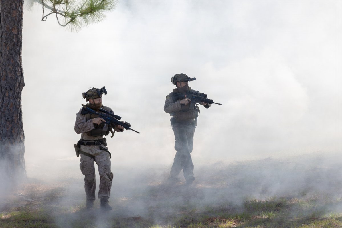 USMC's tweet photo. Through the Smoke https://t.co/WCxFjLCIzK