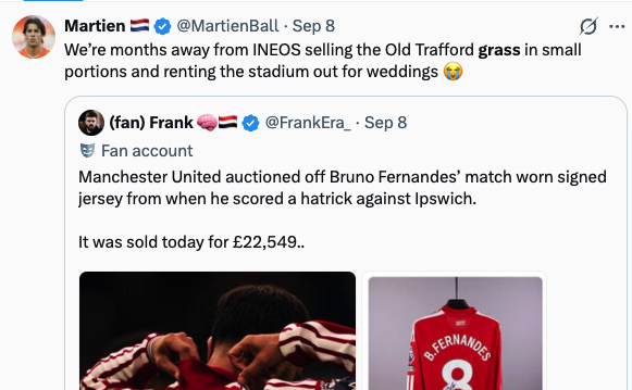 MartienBall's tweet photo. It didn't even take a month... INEOS man 😭 https://t.co/QSVhEhOTE4