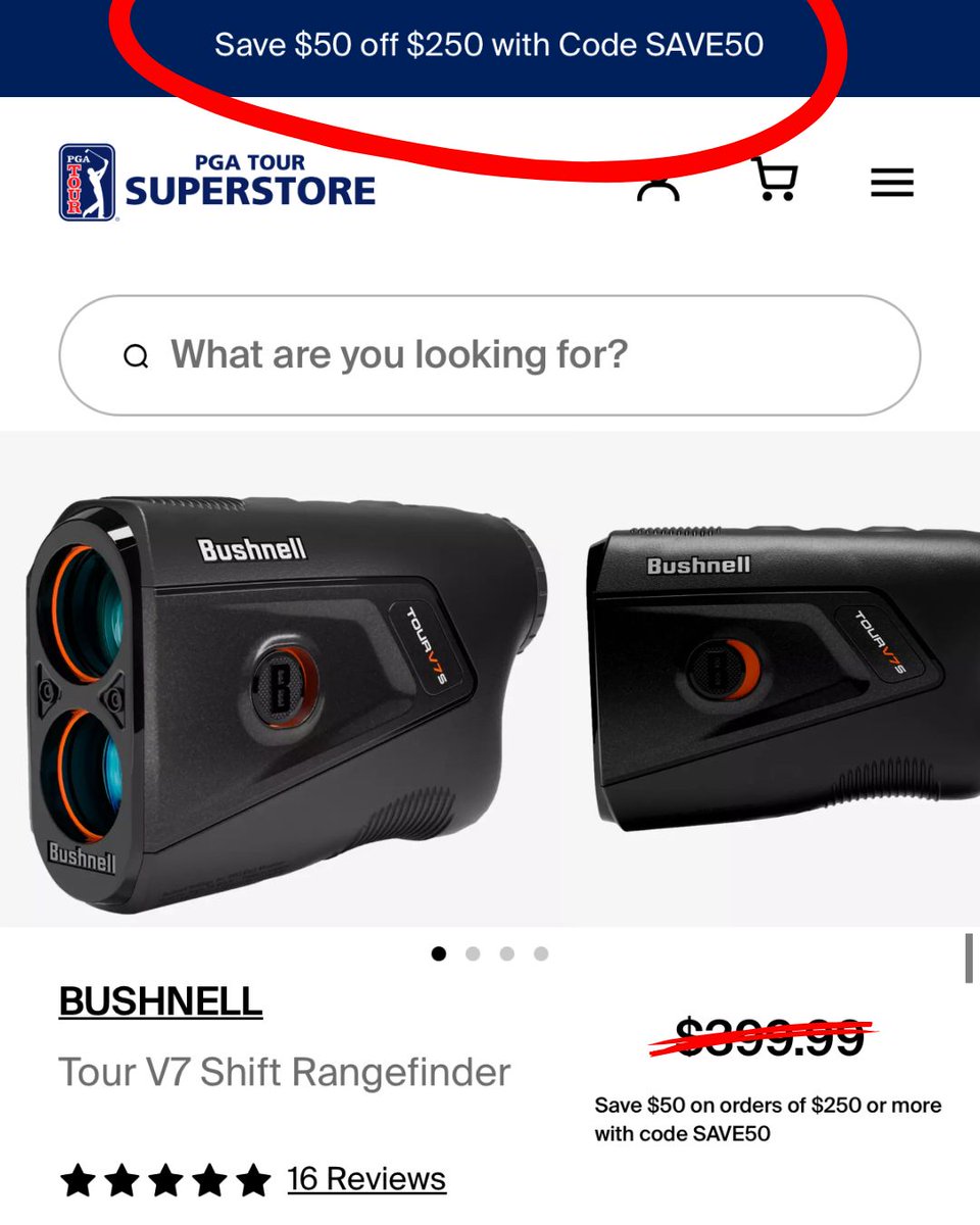 MyGolfSpy's tweet photo. We're not telling you that you need a new rangefinder.

But if you’ve already been looking…

The two best performers in our 2026 test are both $50 off right now.

No. 1: Mileseey GenePro G1 — https://t.co/Cy1jxCx5Kp 
No. 2: Bushnell Tour V7 Shift — https://t.co/Wlh48TrWGR https://t.co/lhs5w7tBnf