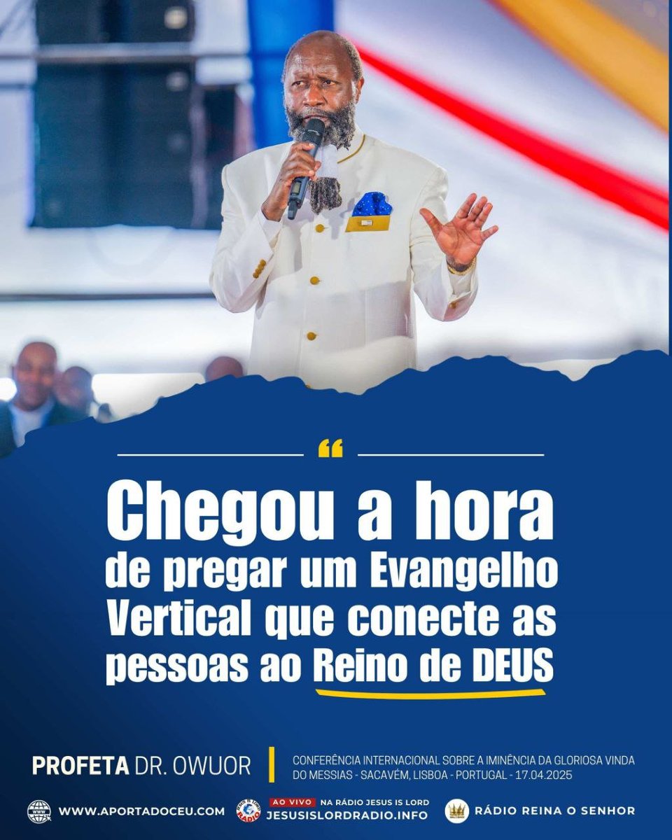 DrDavidOwuorBr's tweet photo. 📍A igreja deste tempo presente tem focado nesta terra e tirado os olhos do Reino de Deus, por que a mensagem do Evangelho Eterno que contem:

- O amor mas também e o Juízo de Deus contra o pecado 

Foi deixado de ser pregado nos púlpitos das igrejas.
#TheEnormousDay https://t.co/dNTVM2mXBQ