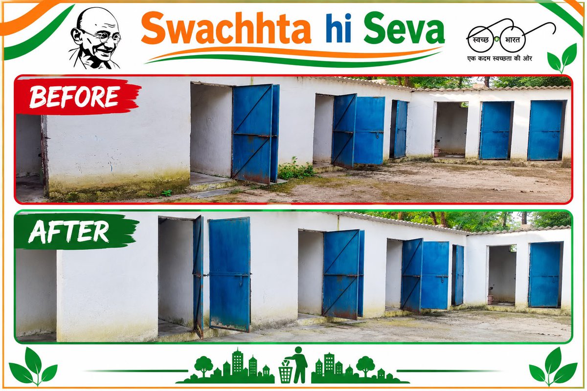 151bncrpf's tweet photo. #SwachhataHiSeva2026  — स्वच्छ परिसर, स्वस्थ परिवेश और स्वच्छ भारत के संकल्प के साथ @151bncrpf

@crpfindia
@HMOIndia
@PIBHomeAffairs
@PMOIndia
@SwachhBharatGov
@MoHUA_India
@MoJSDDWS
@WSCRPF2016
@CTGSECTORCRPF https://t.co/vNShKVeI7S