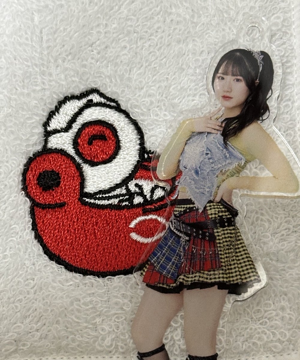Hakata_ocha's tweet photo. 可愛い☺️
生地もいい感じ🎵

#カープ
#広本瑠璃 https://t.co/y7pO70h0Fz