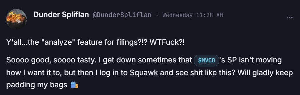 OTCSquawk's tweet photo. Amazing Feedback on the new OTC Squawk Analyze filings feature. 

We have so many more features like this out now and coming later. 

More users = More awesome features! 
Try #OTC Squawk today! 

Thank you, @belac_st! https://t.co/tF9VdGSt6V