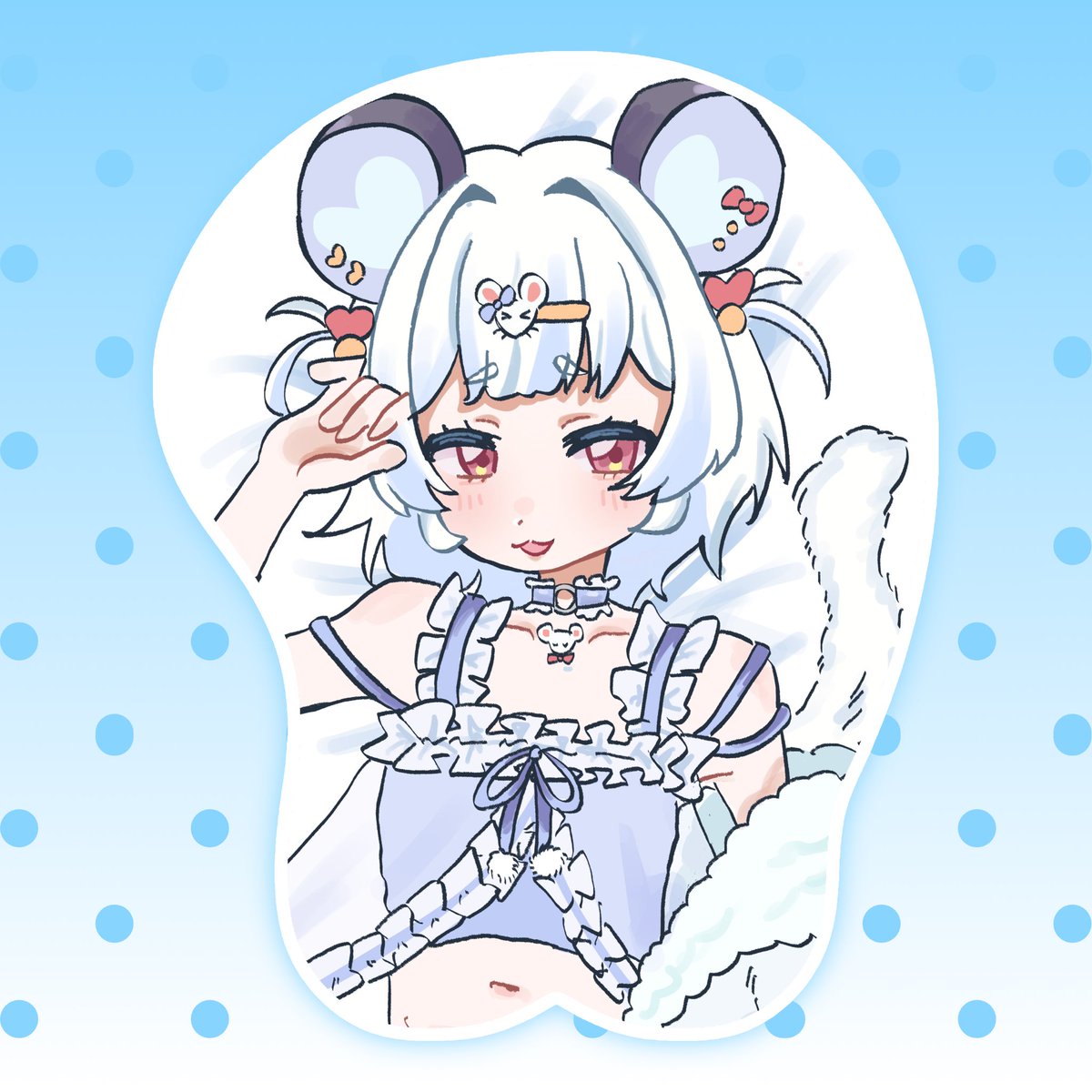 qukiyyo's tweet photo. NEMIMI YANE OPPAI MOUSEPAD 🐁🪤
Pre-orders OPEN: 23 Sep-26 Oct
Let Nemimi Yane use her soft (flat) torso keep your wrist safe while you’re PC maxxing with this OUSEpad!!!!
(🔗 in thread)
#drawmies https://t.co/PeR16gHsaI