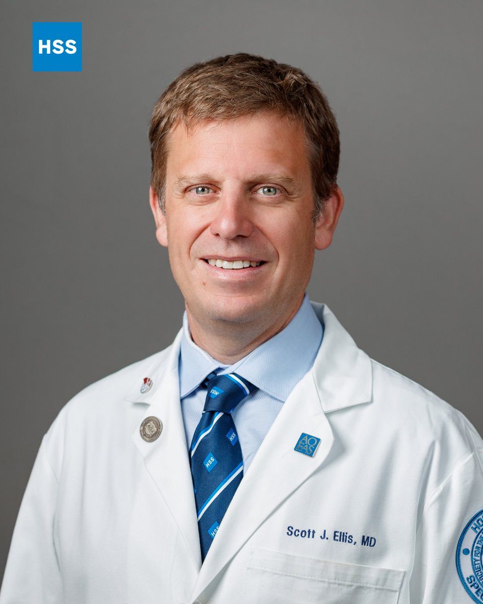 HSpecialSurgery's tweet photo. We’re proud to share that HSS foot and ankle orthopaedic surgeon Scott J. Ellis, MD has been named President of the American Orthopaedic Foot &amp; Ankle Society (@AOFAS). Congratulations on this well-deserved recognition and leadership role.

https://t.co/nANc0fNq1G https://t.co/RtRvPCgrqo