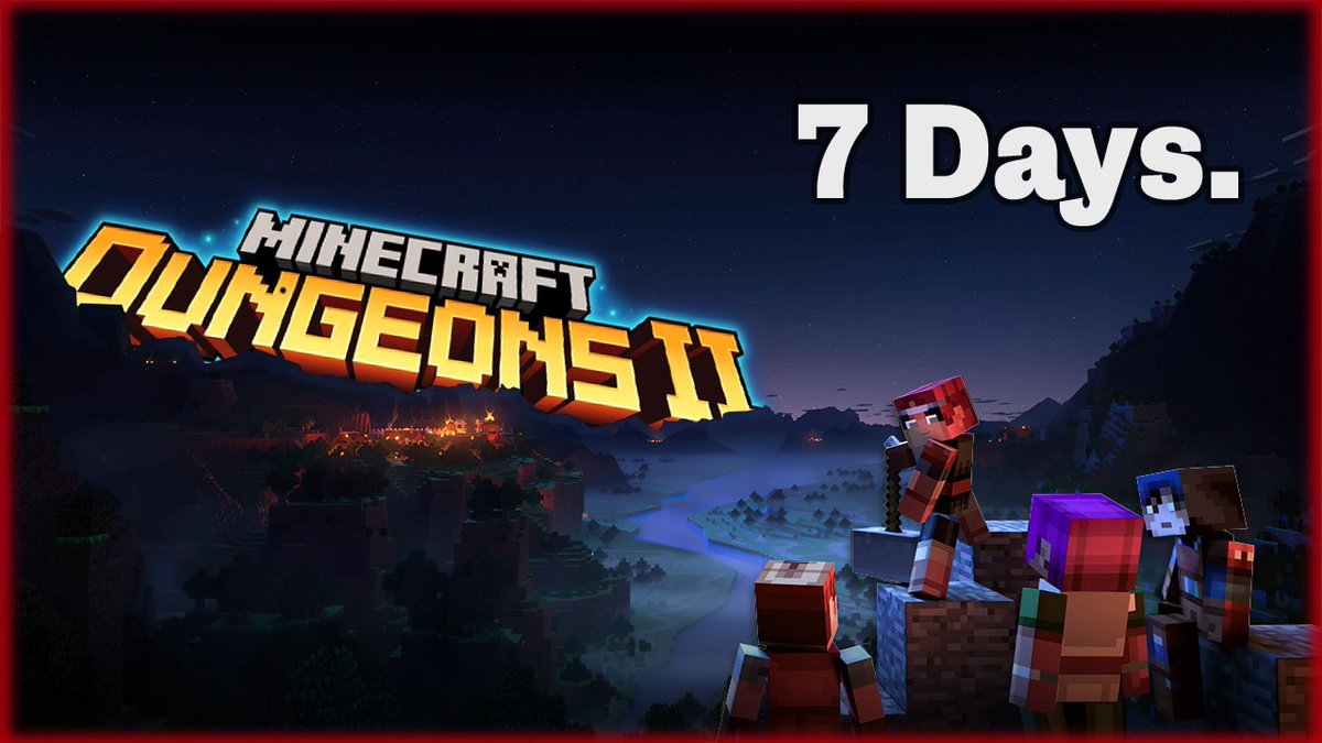 Flufipuka's tweet photo. I have 7 Days left to beat Minecraft Dungeons on the Hardest Difficulty, tune into it now.

https://t.co/EzjO0ShxKj https://t.co/0GDiAbNR9J