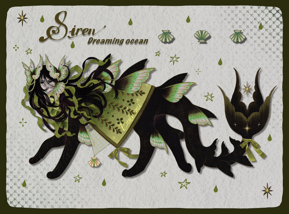 FelisCatus2401's tweet photo. [ADOPTABLE AUCTION] SIREN-DREAMING OCEAN #humanoid #sale #sphinx #ocean #monster #ufs #artwork #ToyHouse #artmootsㅤ https://t.co/q20lnR7nlX