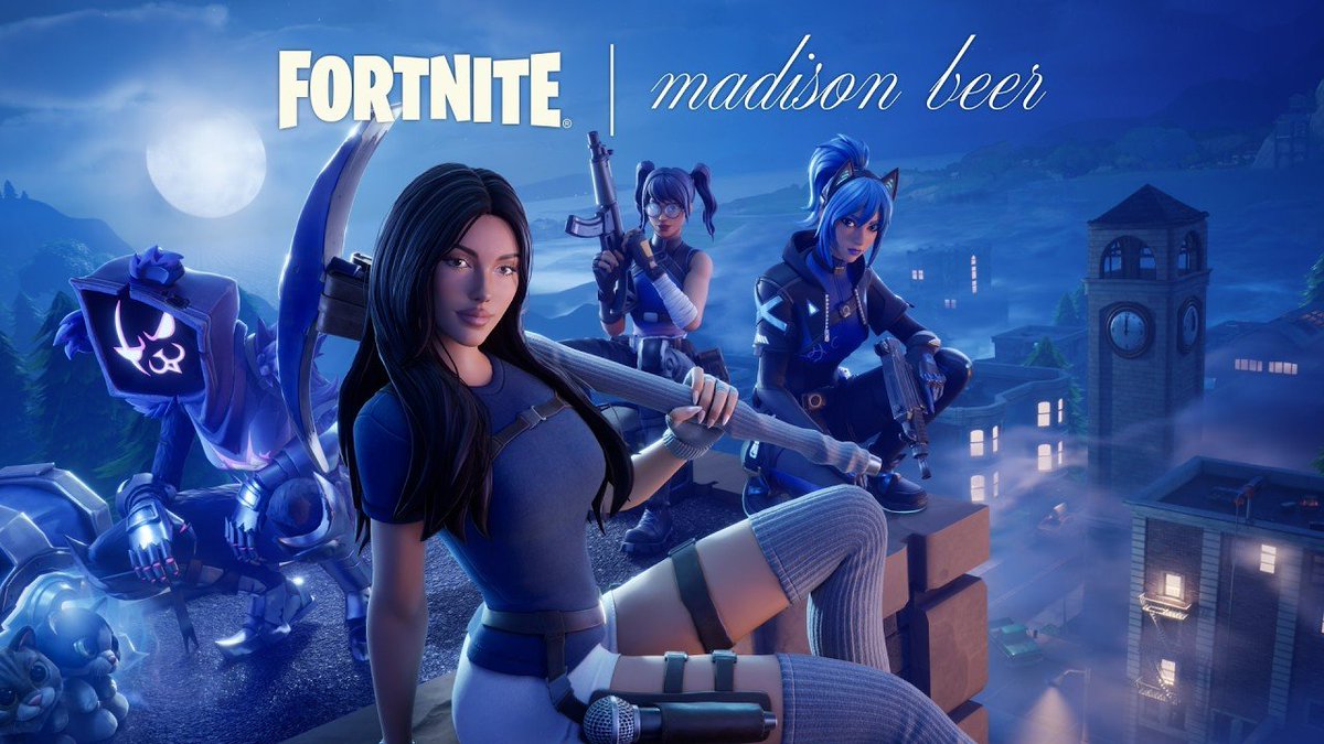 HYPEX's tweet photo. MADISON BEER's FORTNITE SKIN https://t.co/UeVdJxDGOQ