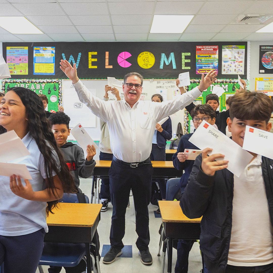EducationFund's tweet photo. Join us for the Teach-A-Thon Kickoff. 🎒✨ Business pros team up with teachers to teach K-12 lessons & raise funds for public schools.
🗓️ Thurs, Sept 24 @ 5 PM
📍 Miami Dade College, Padrón Campus
📩 RSVP: rsvp@educationfund.org
#TeachAThon #EducationFundMiami #MDCPS https://t.co/8gvtRSimqx