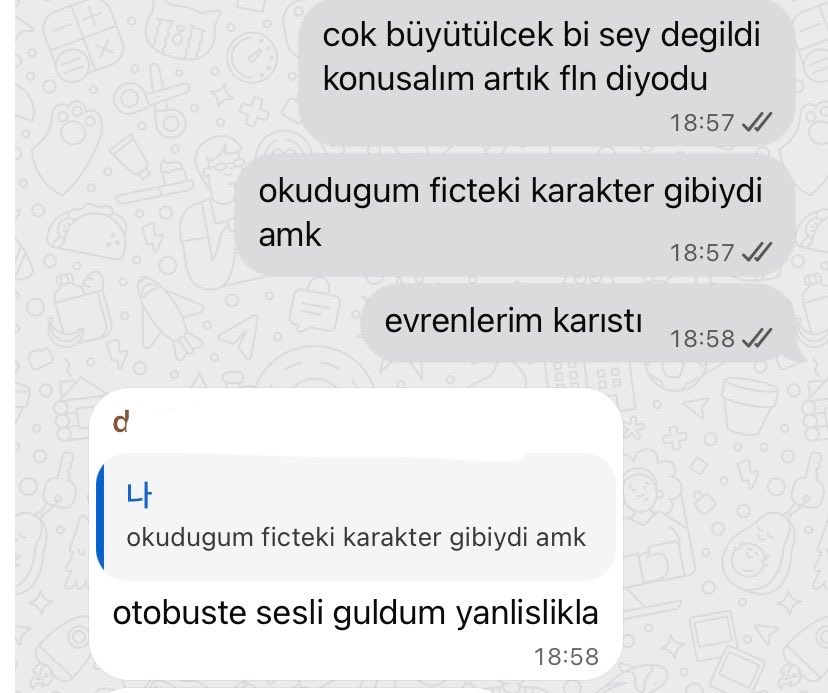 O121922's tweet photo. allah kahretsınnnnnn uyku süremden kısıp sabahlara kadar fic okudugum icin bilincaltımda gercek hayattaki kisilerle ficteki karakterler corba oldu normal rüya göremiyorum https://t.co/uERlWAR8U3