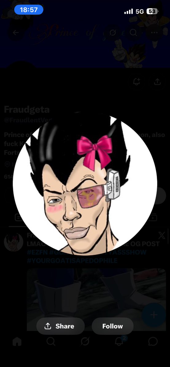 THIERRYONSTUFF's tweet photo. @FraudlentVegeta @frenzyeets Terrorists really do love their dogshit on a stick slop huh. https://t.co/qAfIJbhshn