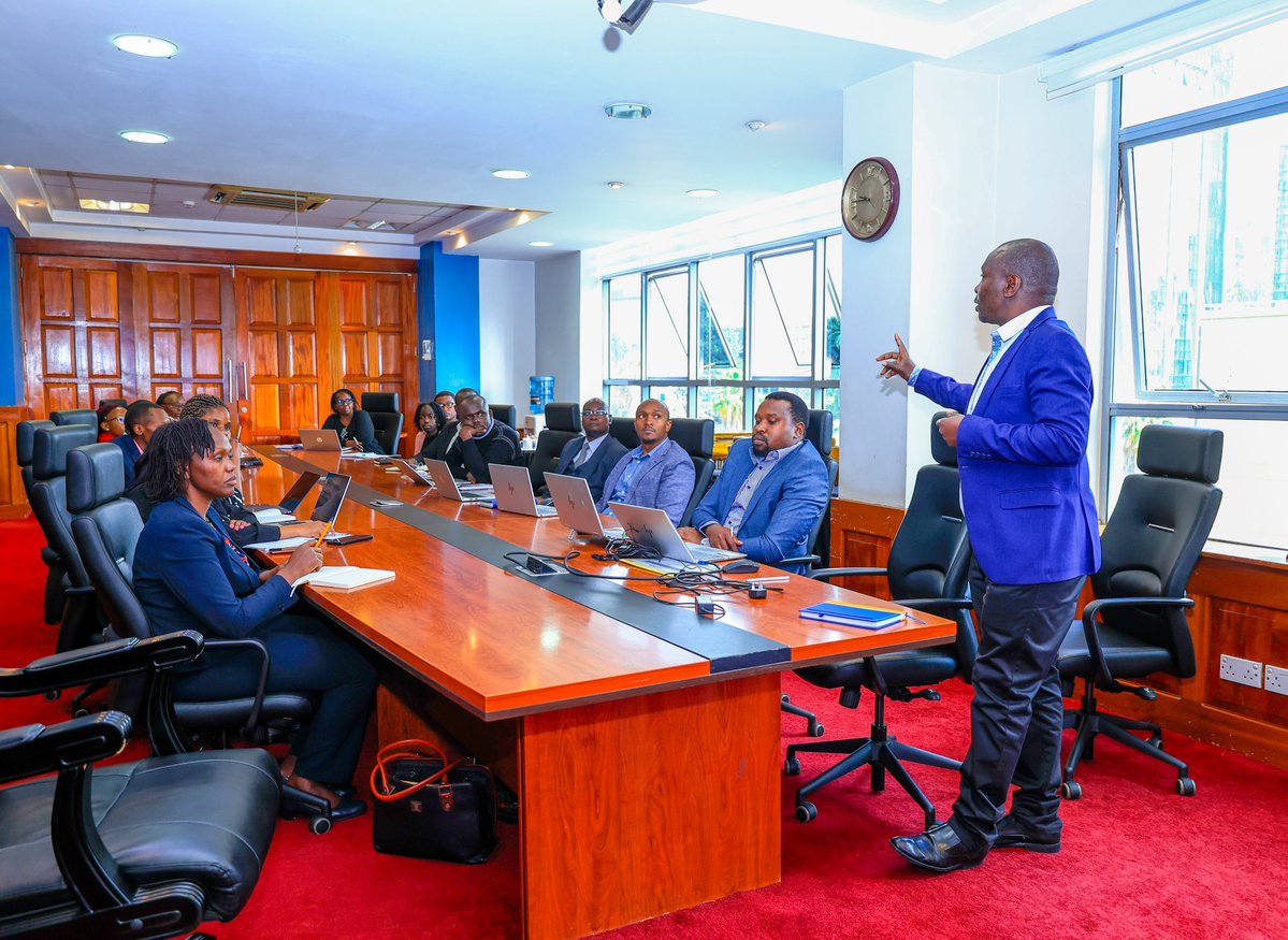 EPRA_KE's tweet photo. Our ICT team today hosted a delegation from the ICT Department of @CA_Kenya for a benchmarking engagement on our Document Management System.

Led @EPRA_KE Deputy Director, ICT, Mr. Jared Arika, the team shared insights on the Authority’s experience in developing and integrating its document management systems with other key enterprise infrastructure, including RMISP and SAP, among other platforms.

The delegation, led by Head of ICT, Ms. Anne Chemase, explored the systems’ integration, functionality and the approaches adopted to enhance efficiency, accessibility and management of institutional information.

The engagement provided an opportunity for both institutions to exchange practical experiences and insights on leveraging technology to strengthen digital processes and service delivery.
