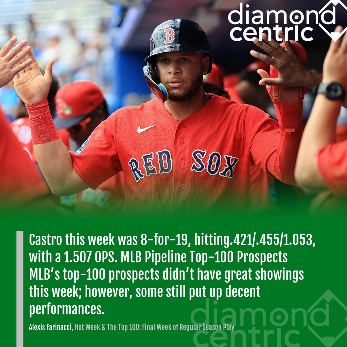 diamcent's tweet photo. Hot Week &amp; The Top 100: Final Week of Regular Season Play #mlb #milb https://t.co/4CuEf5Vi4l