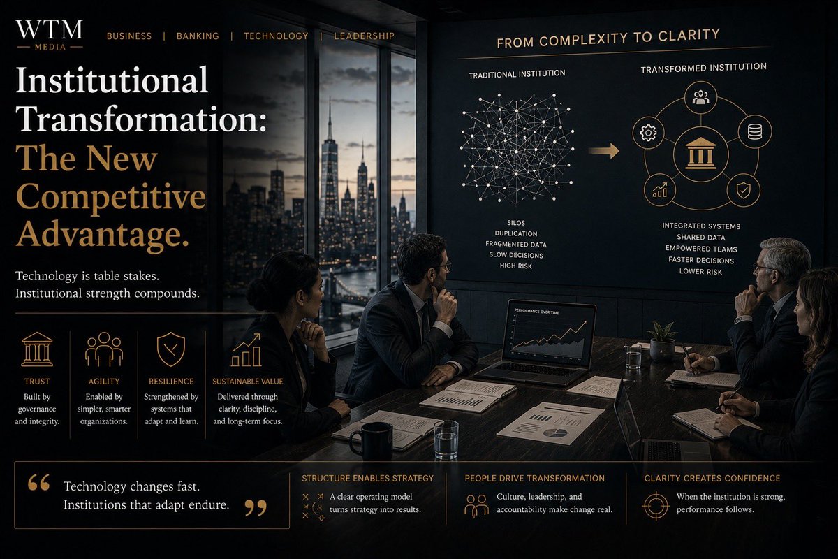 whythesematter's tweet photo. Citi⁠’s transformation is bigger than technology. It is an attempt to simplify complexity, rebuild institutional trust and make adaptability an operating capability. 

Read Kelly Dowd’s WTM Editorial Intelligence: https://t.co/aDEaqNJoKY https://t.co/imNgZRt3bO