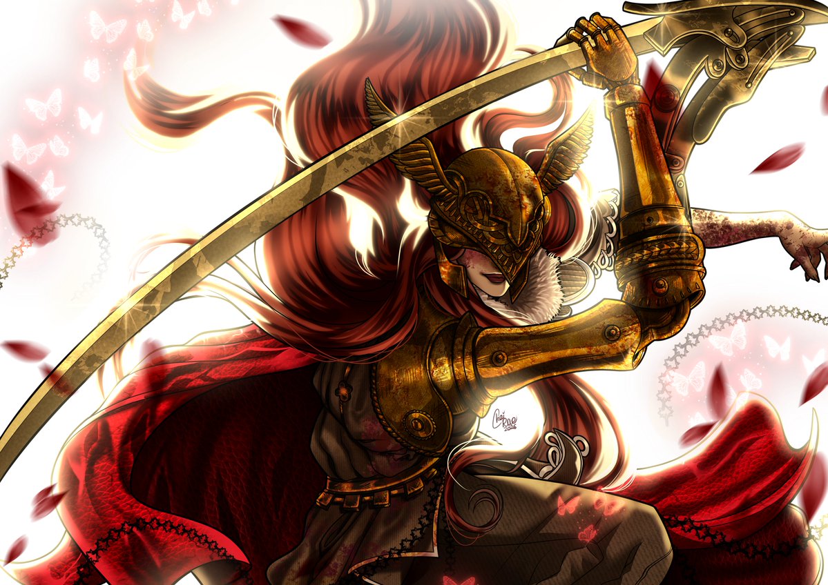 ChairaeArt's tweet photo. Malenia, Blade of Miquella https://t.co/XmCc7IqazD