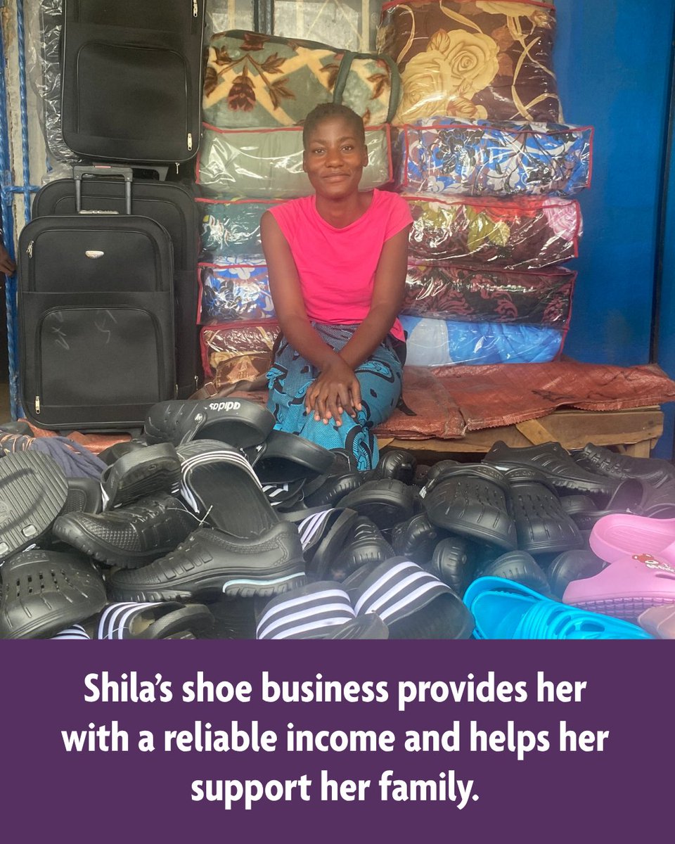 MicroLoan's tweet photo. Shila has worked hard to build a stable, resilient shoe business which now helps her support her family.  For more stories like this, please visit the Success Stories page of our website. #ClimateResilience #SmallBusiness #FemaleEntrepreneurs #FinancialSecurity #AccessToCapital https://t.co/kH7dMylRdM