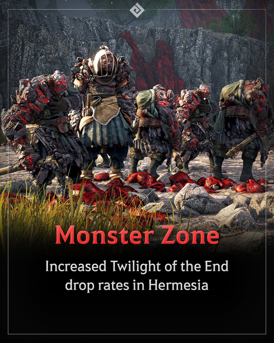 NewsBlackDesert's tweet photo. 📣 Here's what's new this week!

🐲 Hermesia Drop Rate Adjustments
💍 Treasure Codex
🚢 Ship &amp; Barter QoL
💛 Blessing of Agris

Read more in the patch notes 👇
https://t.co/T136zI1GA4 https://t.co/HrvsgOcMcQ